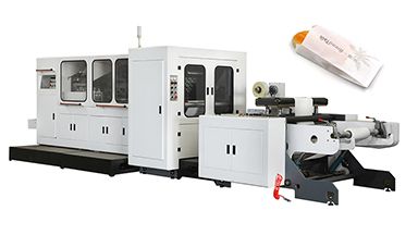 Machine de fabrication de sacs en papier, plats et sachets papier plats (avec imprimante Flexo 2 couleurs)
