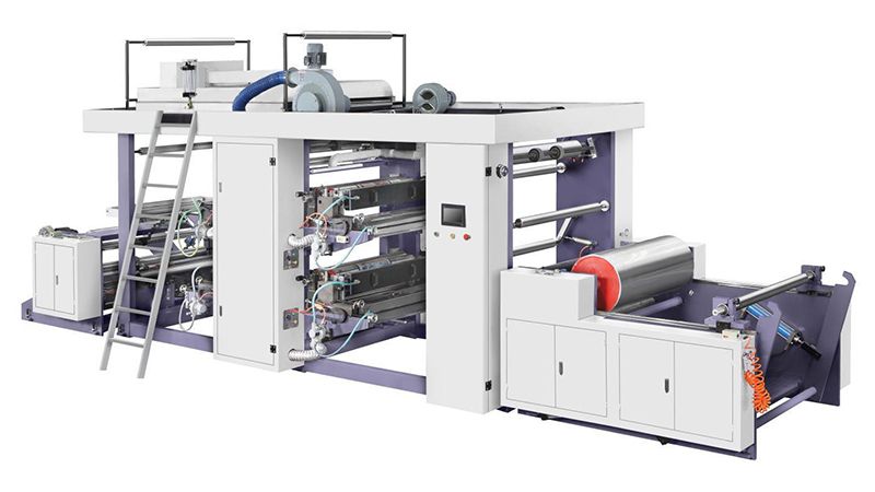 Machine d'impression flexographique (impression 4 couleurs)