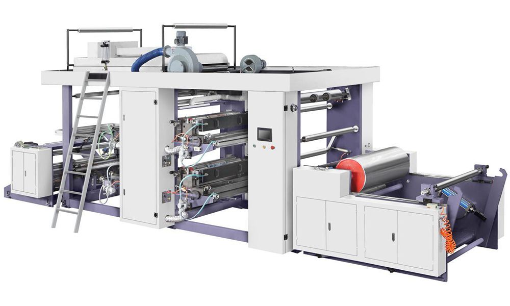 Machine d'impression flexographique (impression 4 couleurs)
